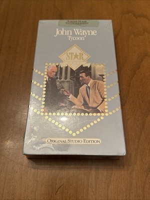 John Wayne 1987 RKO Pictures ''Tycoon'' BETA TAPE.  RARE!!! New Sealed.