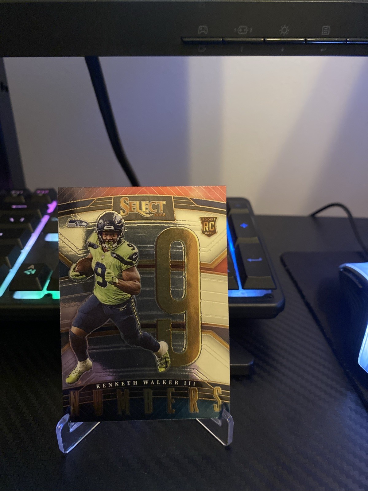 2022 Panini Select Kenneth Walker III #SN-23  Numbers Rookie