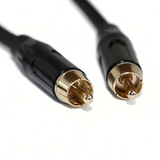 RCA to RCA Audio Cables with Gold-Plated Shielded Anti-Interference, RCA Cables 