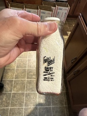 Fair-Deal Dairy ACL Half Pint Milk Bottle Unknown Location
