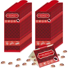 24 Pack Bed Bug Traps, Non Toxic Bedbug Detector for Bed Legs, Bedbug Intercepto