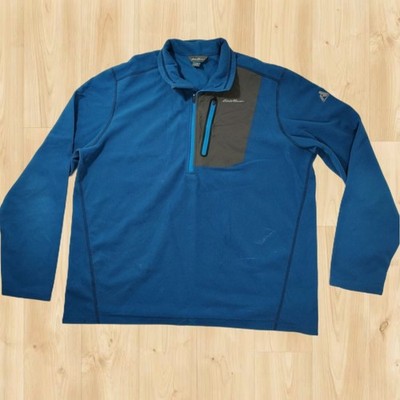 Eddie Bauer Firstascent Leichtes Im Freien Sweatshirt Blau Herren Größe XL 