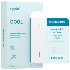 Difusor de menta verde ondulada - 1.000 inhalaciones, 0 % nicotina, + arce y menta silvestre, 100 %