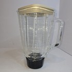 Vintage Oster Blender Replacement Glass Jar Lid & Base 5 Cup Capacity