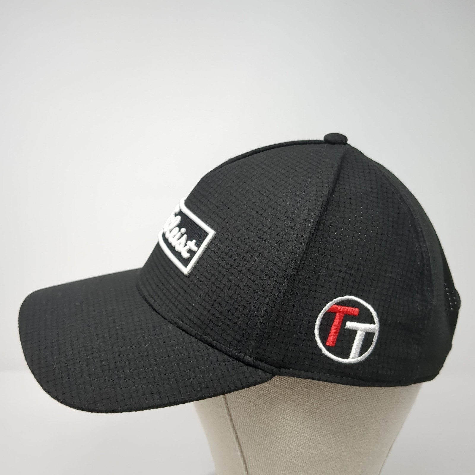 Titleist Snapback Hat Solid Black One Size Adjust… - image 3