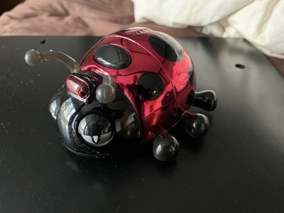 MECHANICAL ROBOT LADYBUG 2000 BY SILVERLIT TOYS STILL WORKS MOVES LIGHTS NOISES