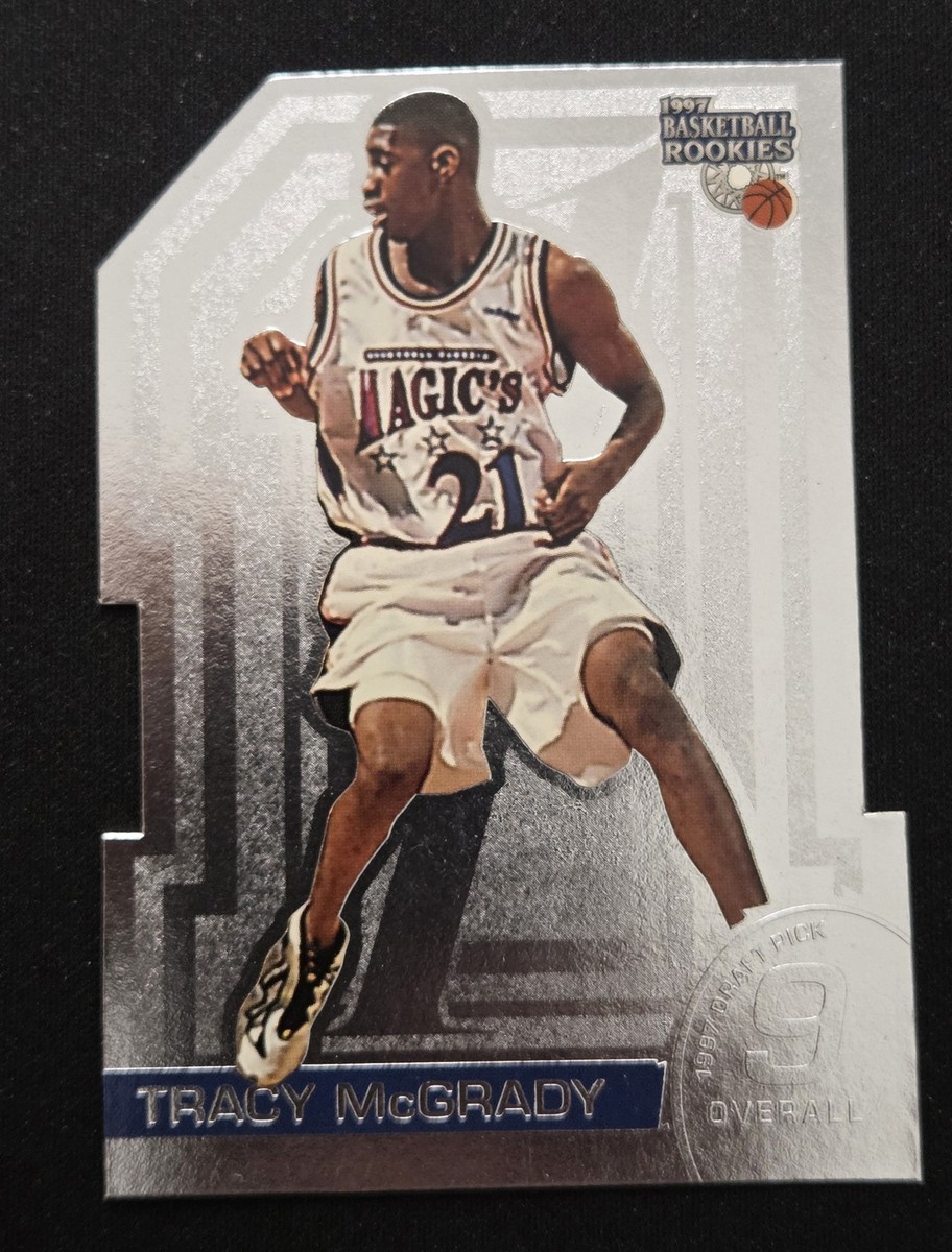 1997 Score Board Rookies #10 Tracy McGrady Basketball Card #1 Die