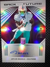 2022 Panini Donruss Elite - Back to the Future Signatures Jaylen Waddle #BFS-JW