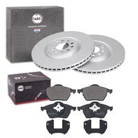 ABS Bremsscheiben 312Mm + BelÄGe Vorne FüR VW Golf 4 Audi A3 TT Leon Octavia