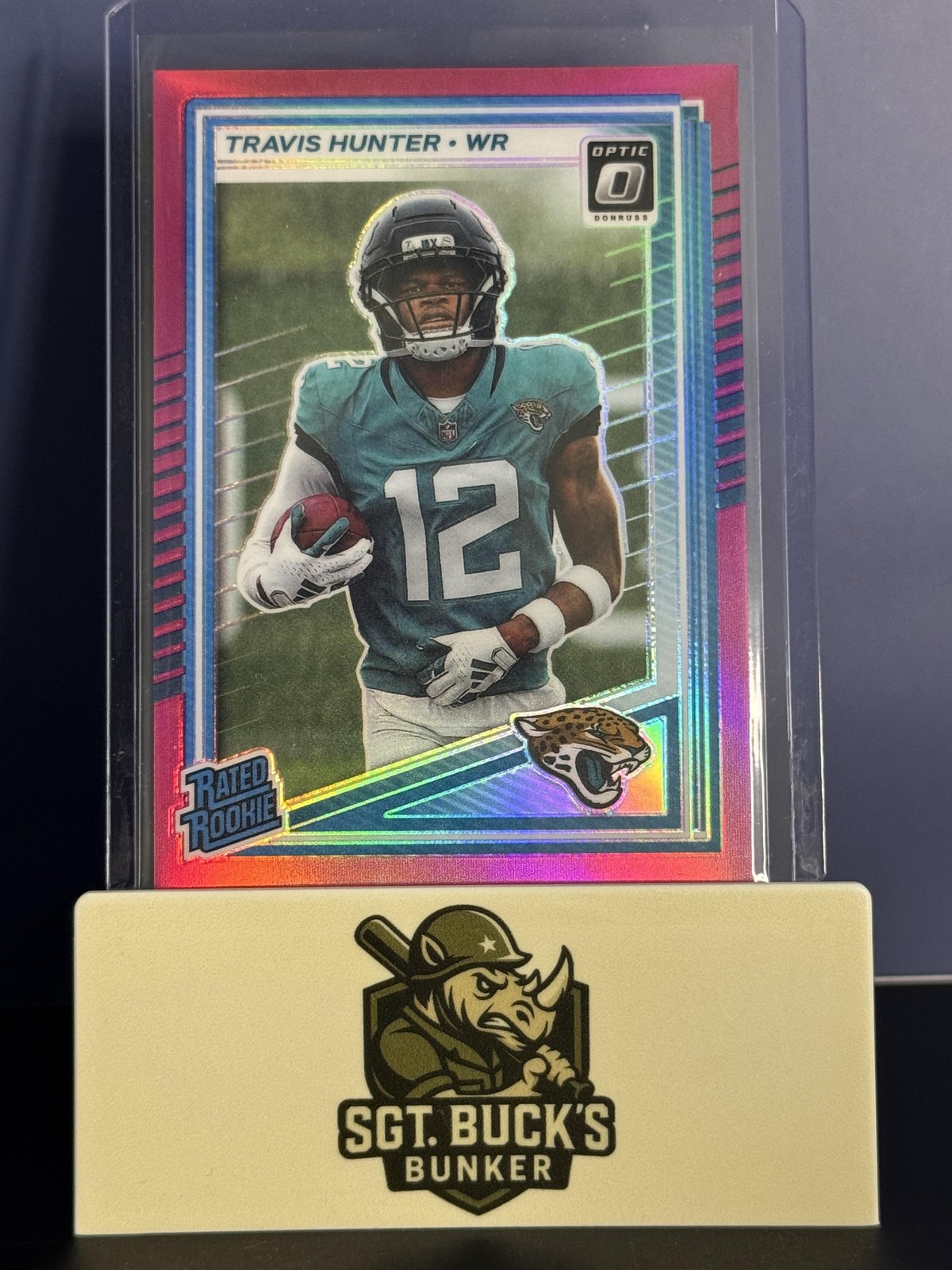 2025 Donruss Optic #201 Travis Hunter Pink