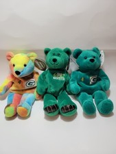 Brett Favre 3 Vintage Plushies - 1998 Season Collectible W/Tags Salvino Bammers