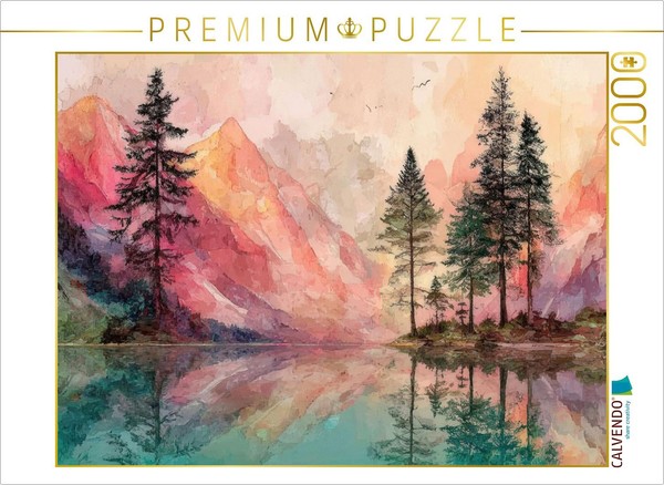 Calvendo Puzzle Play Of Colors Of The Mountains | 2000 Pieces, Finished Size 35.-image