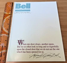 Vintage 1983 BELL TELEPHONE MAGAZINE Special Commemorative * White Kinkead Gish