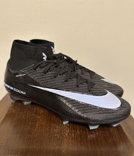 Nike Zoom Mercurial Superfly 10 Elite FG Soccer Cleats Mens Sz 10.5 Black FQ1454