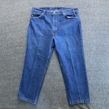 Vintage Levi's 509 Jean Mens 40x30 Orange Tab 1989 USA Blue Denim Hemmed 39x26