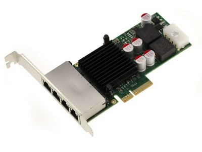 PCIe PoE x4 Gigabit Ethernet Card - 4 Ports Power Over Ethernet - INTEL I350AM4
