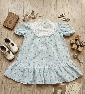 knee length dresses for ladies Vintage White Lace Dress 2t  Nostalgic Baby Vintage