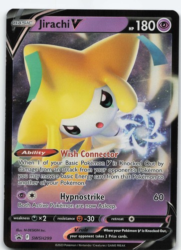 Jirachi V - 299 SWSH299 Promo Holo SWSH: Sword & Shield Promo Cards NM Pokémon - Picture 1 of 2
