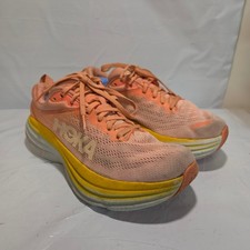 HOKA Bondi 8 Womens Running Shoes Peach Sunlit Ocean 1127952 SCPP Size 9B