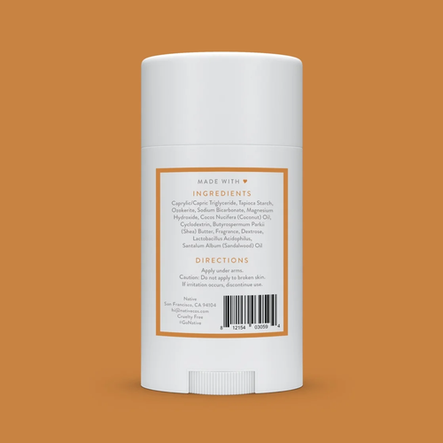 Native Deodorant Aluminum Free Sweet Vanilla & Sandalwood Women and Men 2.65 oz - Picture 7 of 8