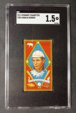 1911 T205 Gold Border - Chief Bender - HOF - Piedmont - SGC 1.5 FR