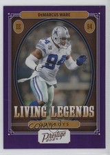 2024 Prestige Living Legends Xtra Points Purple 67/99 DeMarcus Ware HOF 3c2