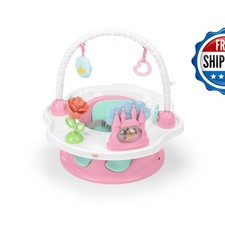 Bright Starts Disney Princess SuperSeat, Fun Baby Seat Sitting Up, Playtime