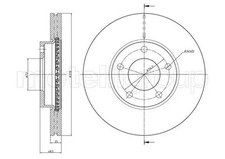 Image of 2x Brake disc Vented 23-0729C METELLI for MAZDA 5 3 Saloon 3