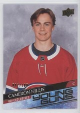 2020 Extended Series Young Guns UD Exclusives /100 Cameron Hillis #705 Rookie RC