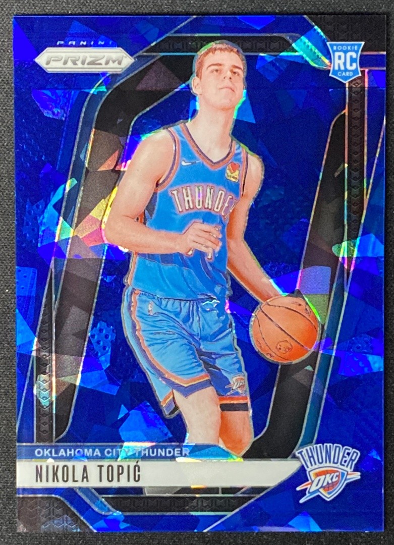 Nikola Topic 2024-25 Panini Prizm Blue Ice Rookie 033/125 #230