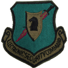 USAF United States Air Force Electronic Security Subdued Command Patch