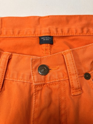 Polo Ralph Lauren Pants Mens 32x30 Orange Classic Fit Straight Leg Denim Jeans - Picture 9 of 13