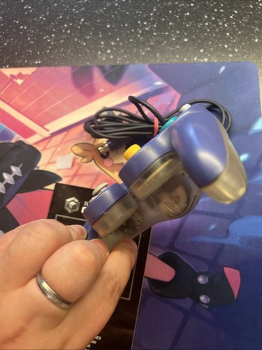 Manette Nintendo Gamecube Skeleton En Boite Violette Cristal+ Notice Controller - Imagen 6 de 24