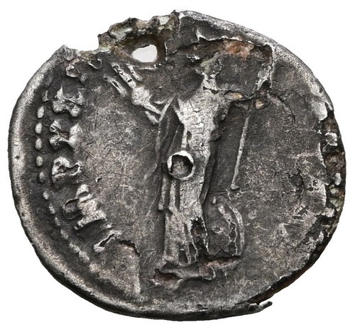 Roman Fourree Silver Denarius - Rome 81-96 AD - Domitian - Picture 3 of 4