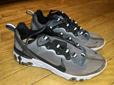 Nike React Element 87 Anthracite Black AQ1090-001 Size 8.5