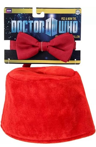 DOCTOR WHO BBC TV-Serie 11. Doctor (Matt Smith) Set mit Fliege und Fez Hut - Bild 2 von 2