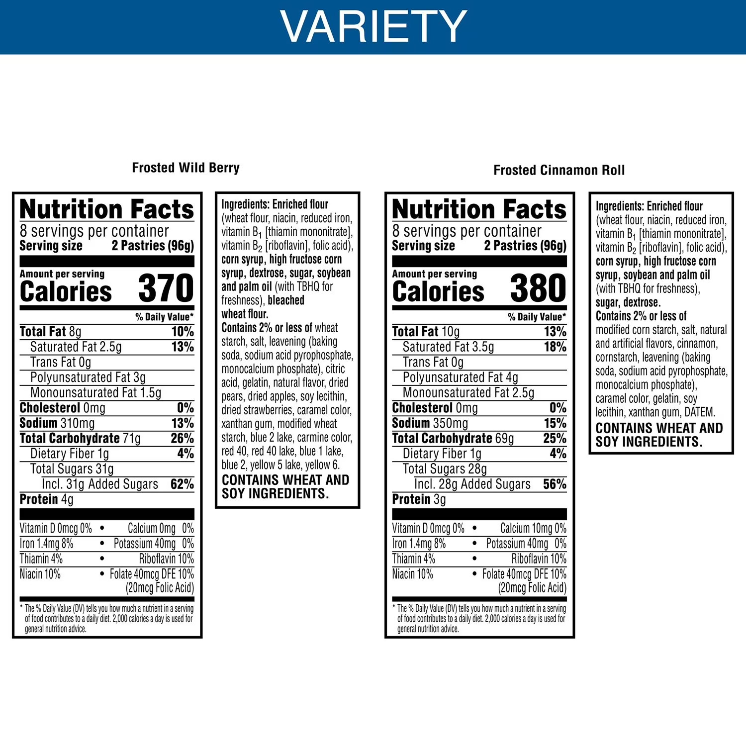 Pop-Tarts Frosted Variety Pack, 32 ct.