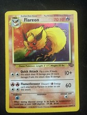 Pokémon TCG Flareon Jungle 3/64 Holo Unlimited Holo Rare on eBay
