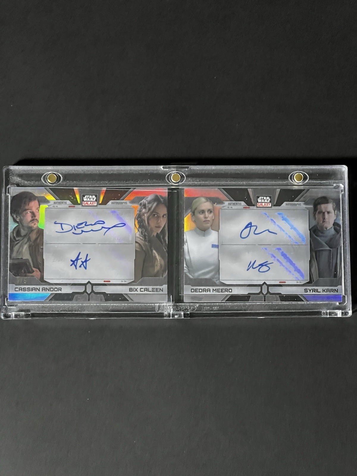 2024 Topps Star Wars Cassian Andor Bix + QUAD Auto Booklet /5 Diego Luna Arjona