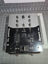 NUMARK DM950 2 Channel Mixer Fader Untested DJ Set No Power Cable R53