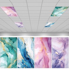 Fluorescent Light Covers, 4x2 Feet Magnetic Light Cover Fluorescent Lights Sh...