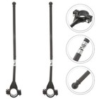 2Pcs Sturdy Cycling Handlebar Flagpole Kit Boy Girl Holiday Display Mounts