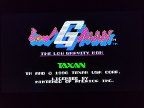 Low G Man The Low Gravity Man (Nintendo NES, 1990) COMPLETE CIB Authentic Tested