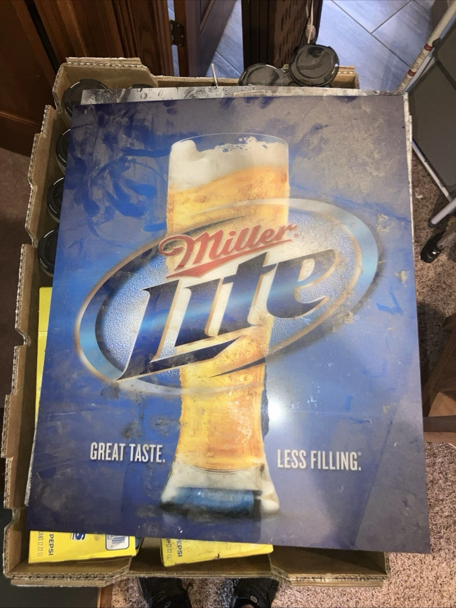 Pool Table Bar Light In Collectible Miller Signs & Tins for sale