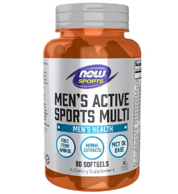 Now Foods Men's Active Sports Multi 90 Softgels
