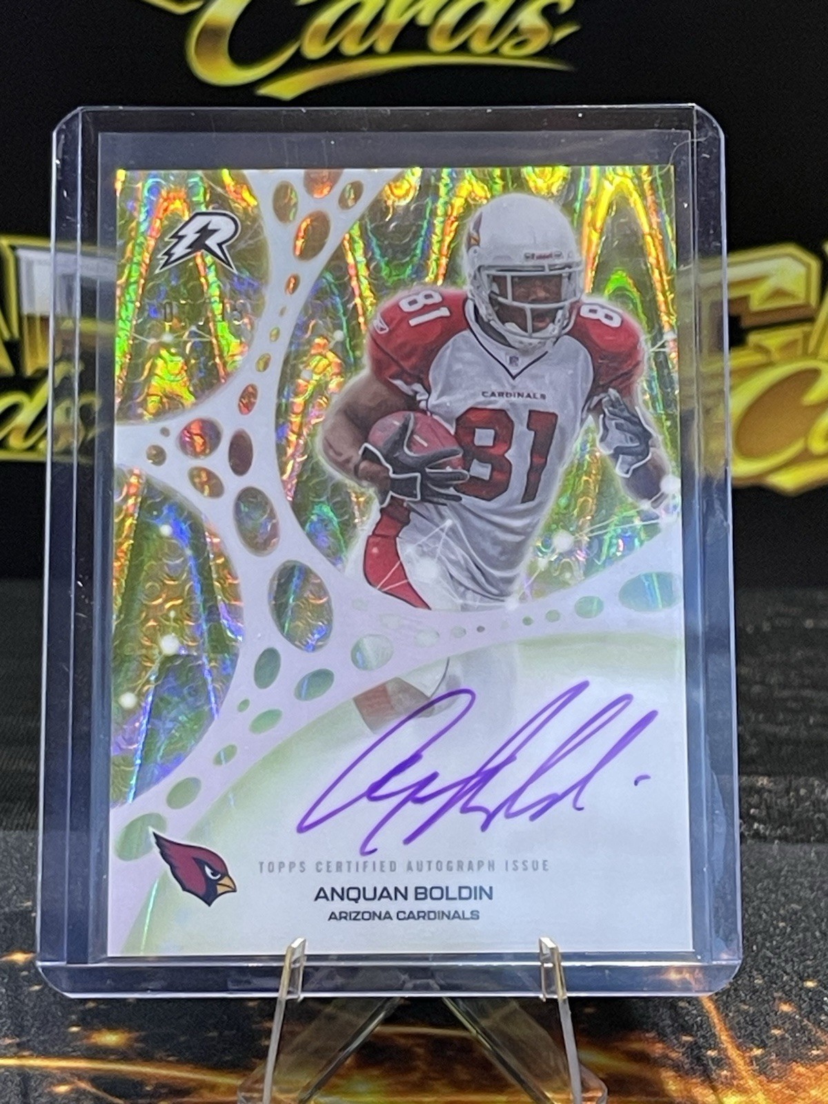 Anquan Boldin Topps Resurgence 2025 Molecular Marks /10 Auto #MM-AB Cardinals