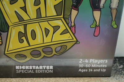 Rap Godz Board Game Brothers Kickstarter Special edition NEW