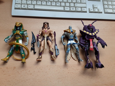 Mummies Alive Ationfiguren Hasbro 1997 Shabti Scarab Ja-Kal Rath Samlung TOP