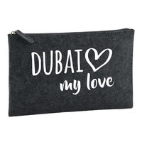 Kulturbeutel Dubai My Love Geschenkidee Dubai Geschenk PräSent Mitbringsel Souve