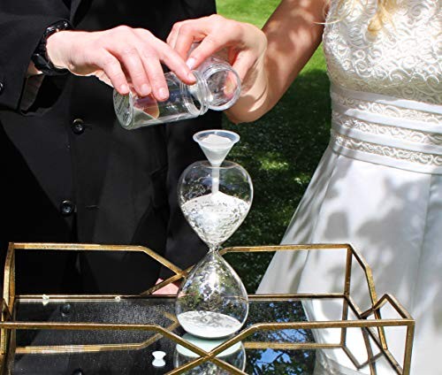 Set cerimonia sabbia unità matrimonio clessidra - Foto 5 di 6